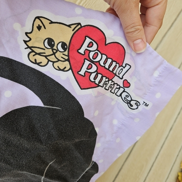 vintage 1987 Pound Purries single pillowcase - Picture 3 of 5